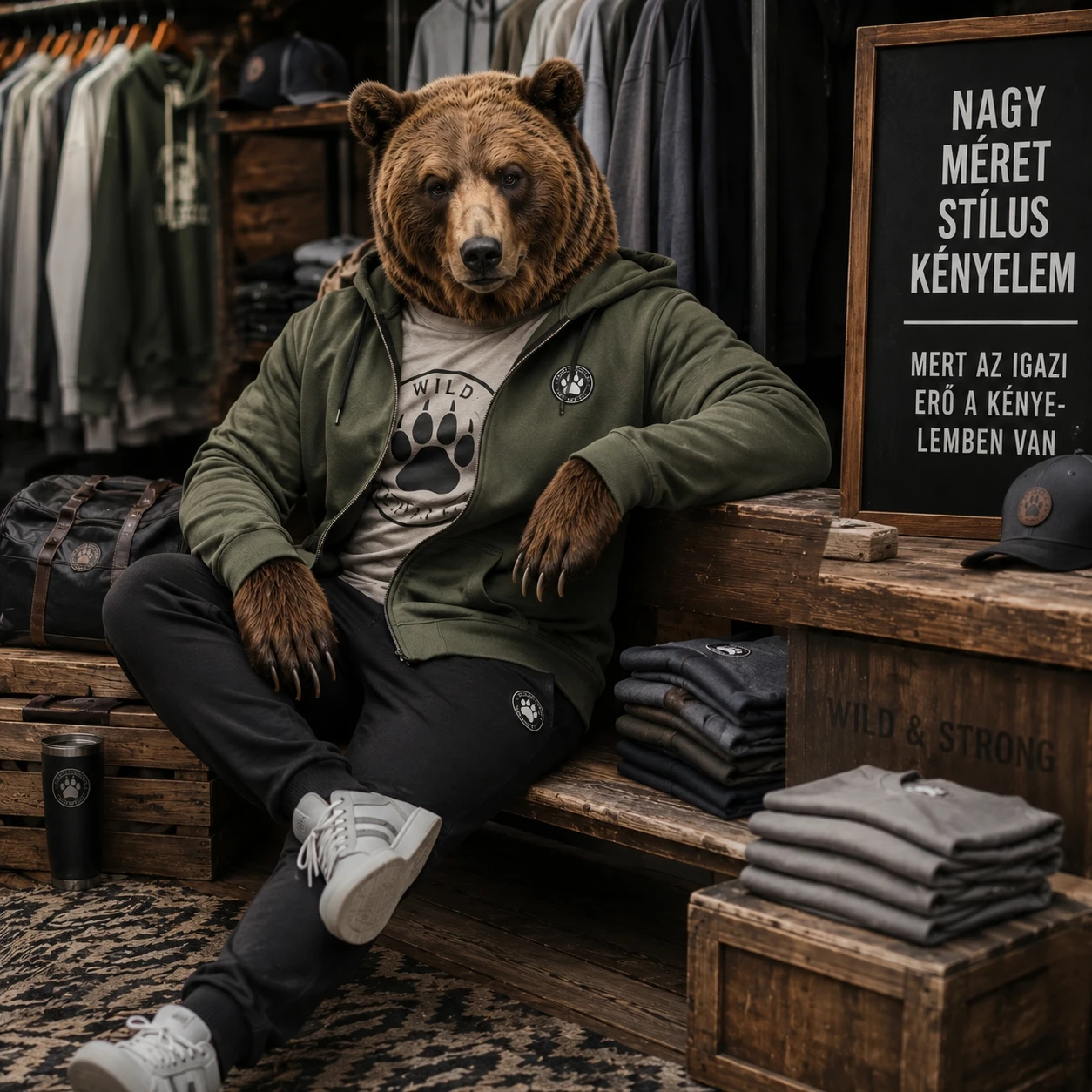 The Bear Style – kényelmes streetwear nagyobb termetre