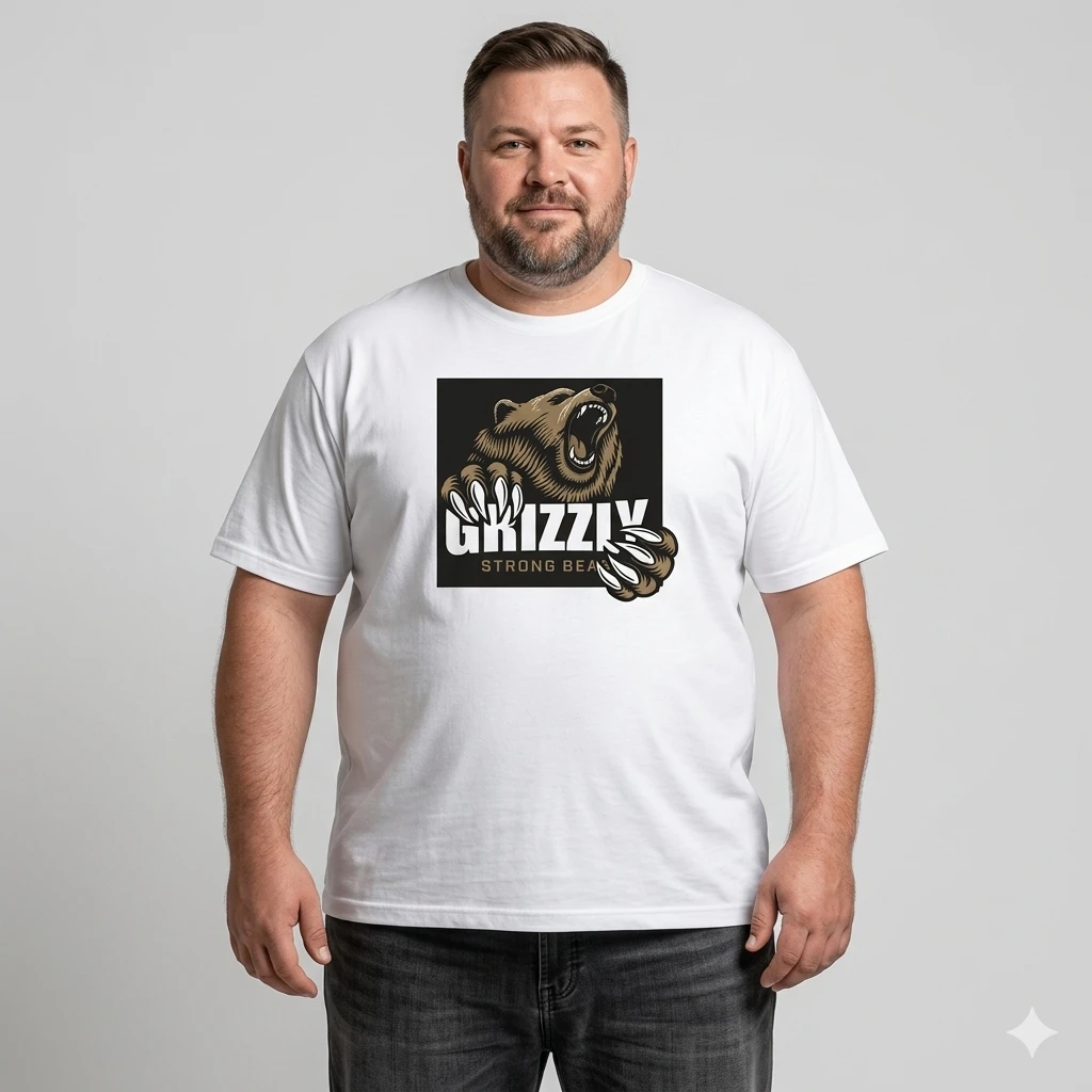 TBS férfi grizzly nagymintás Póló