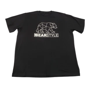 TBS férfi póló nagy mozaik macis mintával | The Bear Style |The Bear Style Kft. - mozaik fekete 300x300