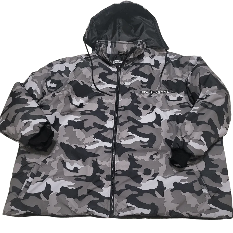 TBS férfi terepmintás kabát | The Bear Style |The Bear Style Kft. - terepkabat lezippz rozhat kapucnival